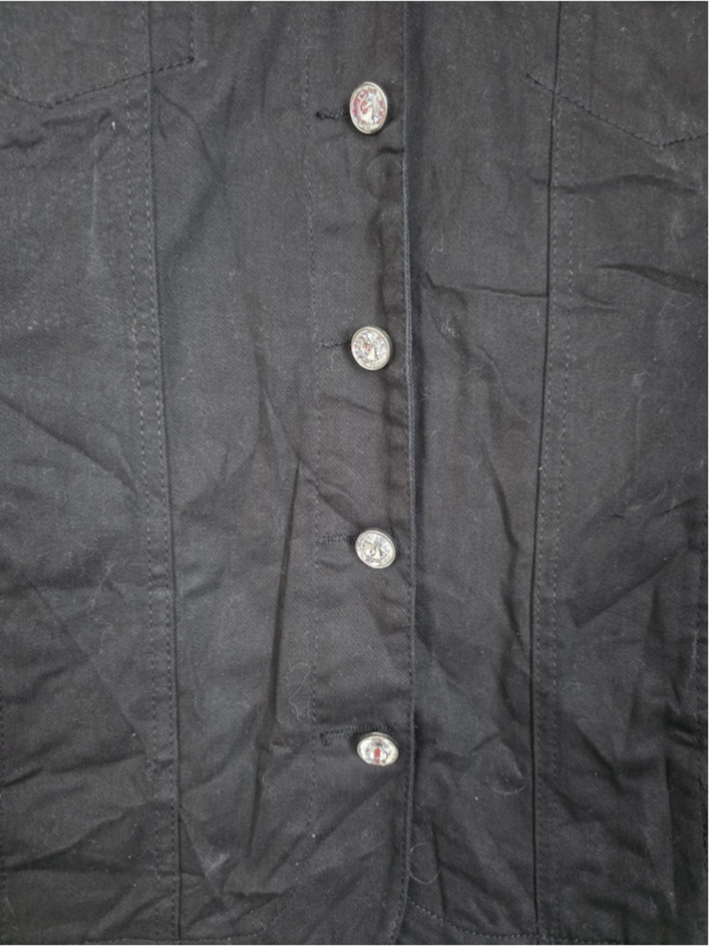 Vintage Isaac's Designs Rhinestone Western Academia Statement Jacket L - Picture 8 of 11